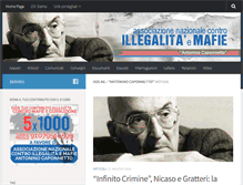 Tablet Screenshot of comitato-antimafia-lt.org